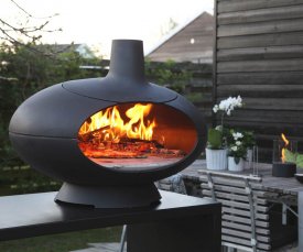 Morsø Forno pizzaugn och grill, Utomhus kamin