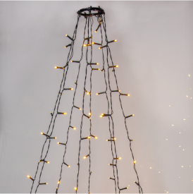 Julgransslinga Shiny Warm White, Star Trading