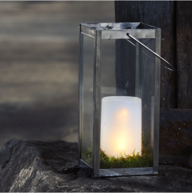 Led blockljus Flame Candle, Star Trading