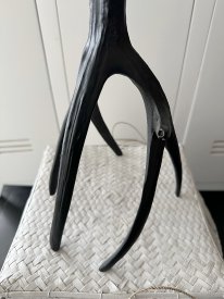 Ljusstake Horn Aspen, Svart