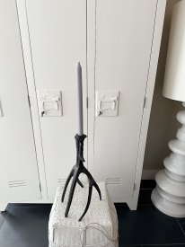 Ljusstake Horn Aspen, Svart