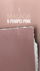Kalkfärg, färgprov Pompei Pink, Kalklitir