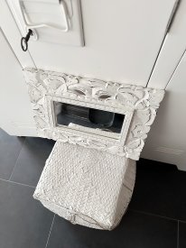 Spegel vintage vit, Pb Home