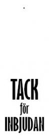 Tack för inbjudan, QLKORT