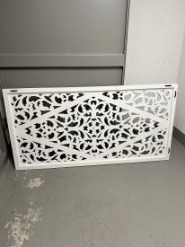 Tempeltavla 80x160 cm, vit karvat