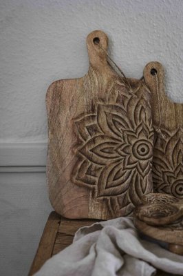 Majas skärbräda Fleur Organic, Hög