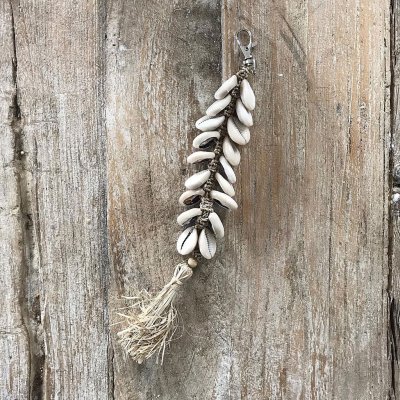 Nyckelring Keychain Fishbone Natural Shells