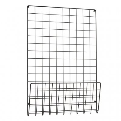 Mesh Noticeboard Svart, House Doctor
