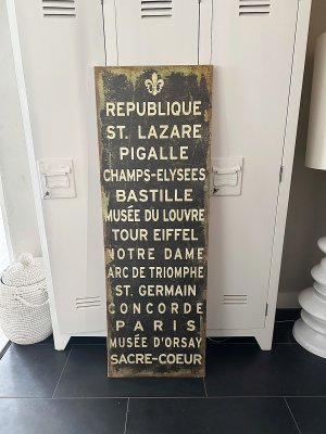 Canvastavla Paris, Zelected by Houze